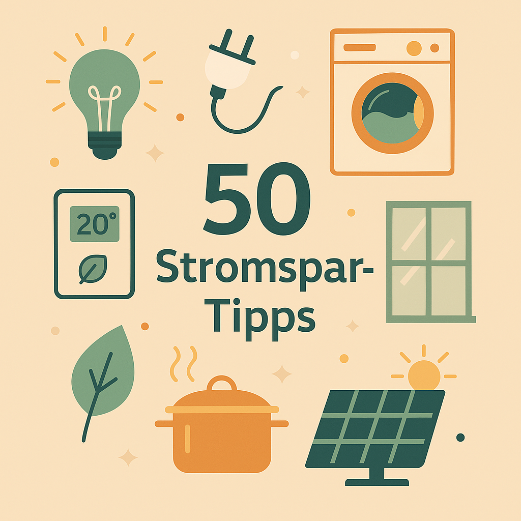 50 einfache Stromspar-Tipps