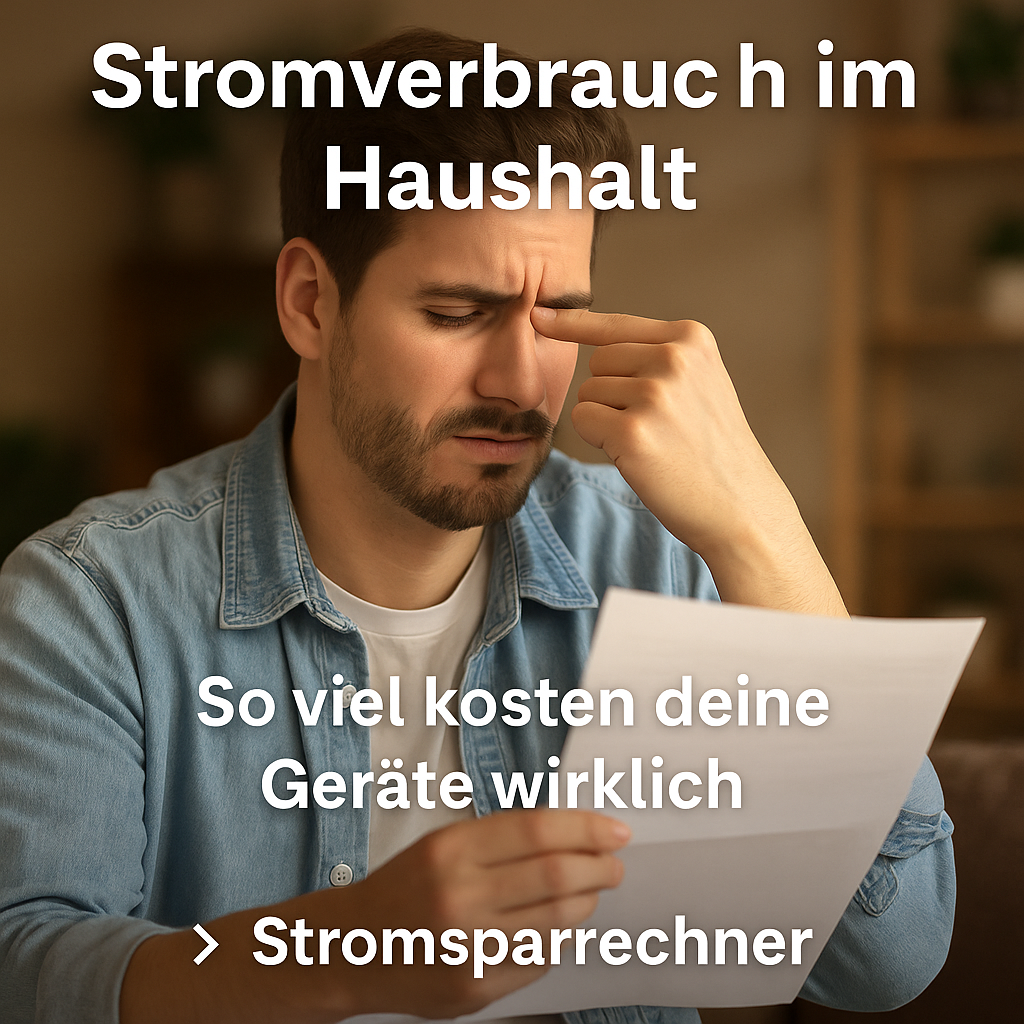 Stromkosten berechnen mit dem Stromsparrechner
