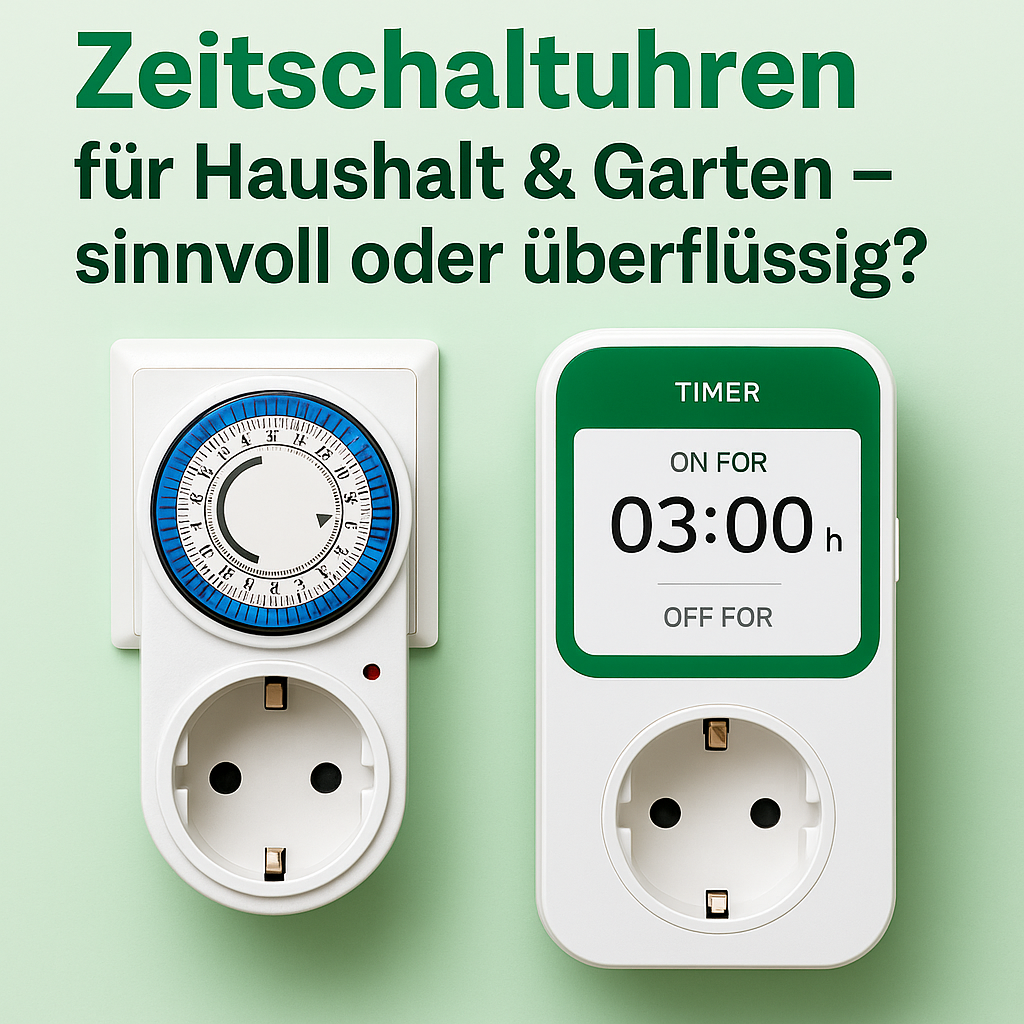 Zeitschaltuhren im Haushalt & Garten – sinnvoll oder überflüssig