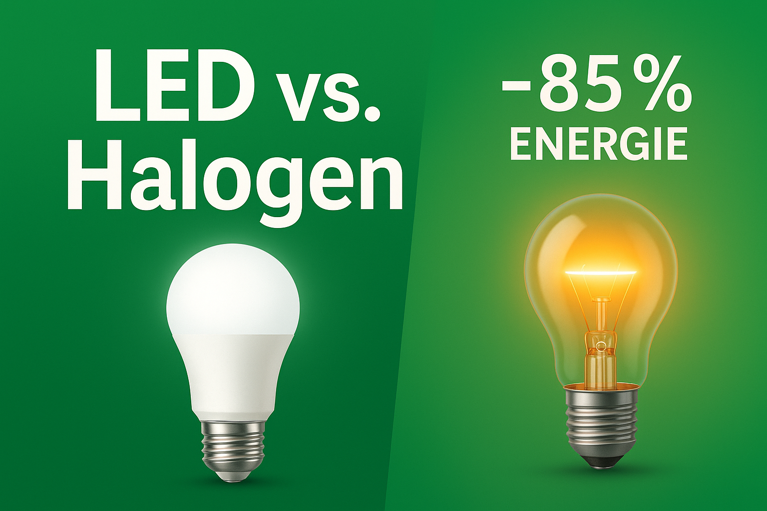 LED vs. Halogen – So viel sparst du wirklich