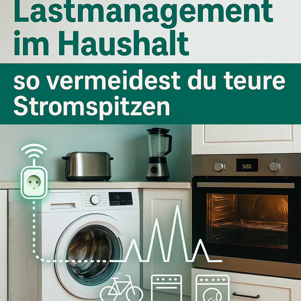 Lastmanagement im Haushalt – so vermeidest du teure Stromspitzen